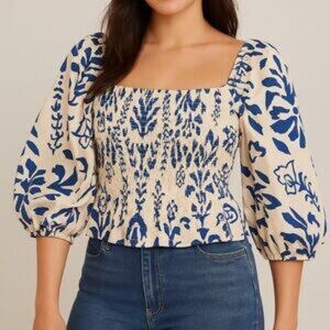 Sienna Sky Smocked Blouse